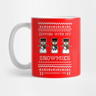 Zipping with My Snowmies Mug